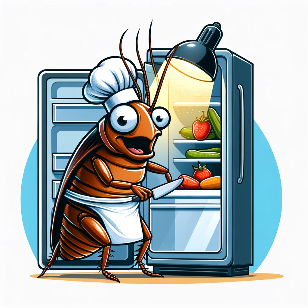 cockroaches in your fridge