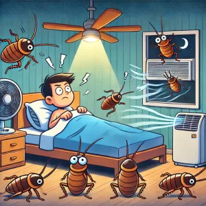 scare-away-roaches-while-sleeping